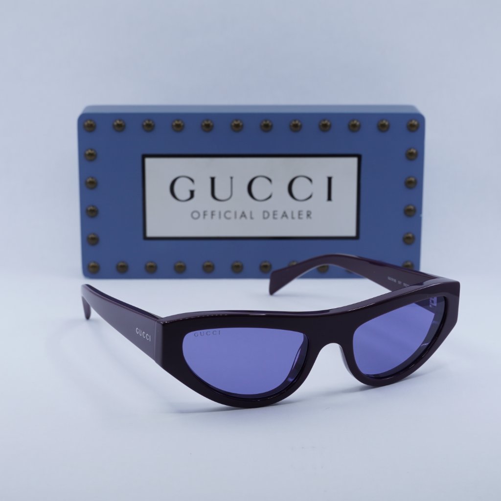 Final Price! Gucci Gg1919s 007 Plum/Violet Sunglasses